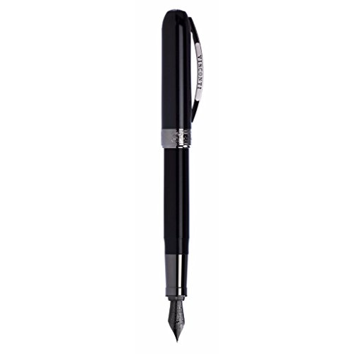 Visconti Rembrandt Back to Black Fountain Pen - Medium nib