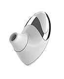 Womanizer Pro W500 Vibrator, White/Chrome, 1.2 Pound