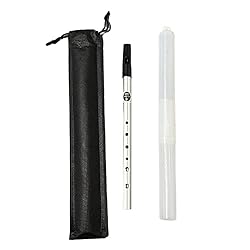 BORIYAM Irish Tin Penny Whistle, With Soft Black