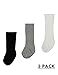 WEWINK PLUS Baby Toddler Girls Tights 3 Pack Knit Cotton Dance Leggings Pants for Infant Girl Stockings (style D lines, 1-2 year)