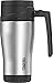 Thermos Element5 16 Ounce Vacuum Insulated Stainless Steel Travel Mug, Black/Gray