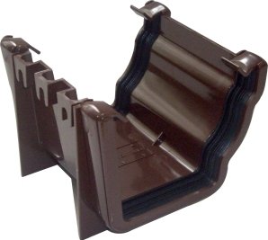 FLOPLAST Union Bracket RUN1 for 110mm Niagara OGEE system (BROWN)