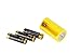 Whizzotech Parallel AA to D Battery Adapters Holder 1.5V Output Case Box 3 AA to 1 D Converter Pack of 4 (Yellow)
