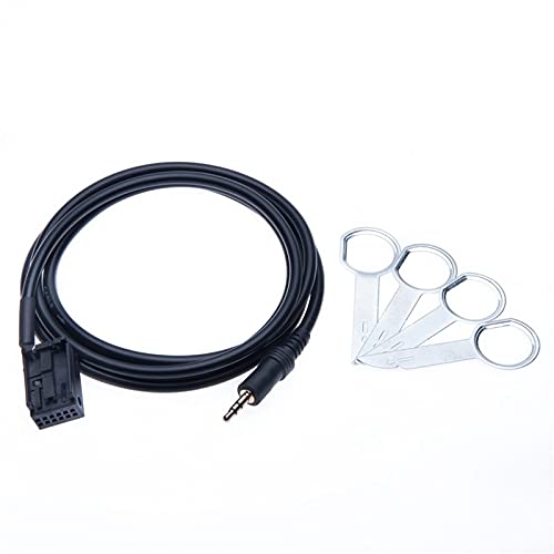 Sound-way - AUX In interface Audio Cable Cord Adapter 3.5mm jack Mp3 Connector Compatible with Ford - AUX02