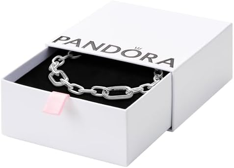 Amazon.com: PANDORA Moments Heart Clasp Snake Chain Bracelet