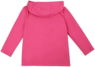 Ephex Little Kid Waterproof Lightwight Coat Jacket Raincoat with Hooded 2-12Y