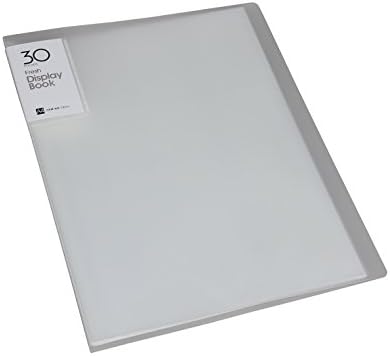 Shuter 30-Pocket A4 Report Covers,60-Page Capacity,Available for Report Sheets,Artworks,Music Sheets,Clippings- White