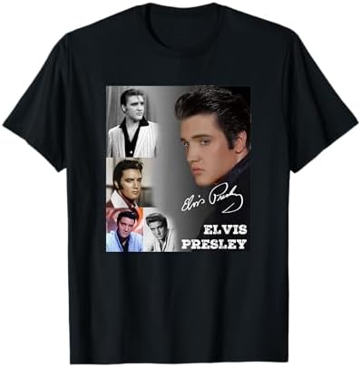 Amazon.com: Elvis Presley Official 1956 T-Shirt Small : Clothing