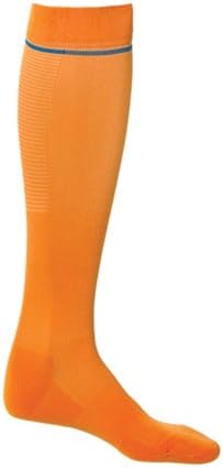 EQUMEN Men's Precision Sock Targeted Compression One Size Koi Orange