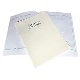 Scientific Notebook Company Single Project Lab Notebook - 14 Pages (.25" Grid Format) 8 1/2" x 11", White Cover, Sewn Soft Cover Laboratory Notebook (O14P)