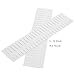 ShineMe Drawer Dividers, 8pcs Drawer Divider Organizers, White DIY Plastic Grid, Plastic Adjustable Drawer Dividers, Household Storage Makeup Socks Underwear Organizer for Clothes, Kitchen, Office