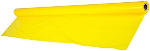 Polyvinyl 40"in x 100'ft Banquet and Picnic Table Rolls - YELLOW