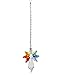 Anna Crystalworld Rainbow Guardian Angel Crystal Suncatcher for Home/Car Decoration & Porch Decor & Hangings Crystal Glass Ornament (Rainbow)