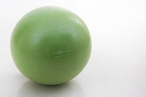 Fitness Republic 55cm Stability Ball Green with Pump (Exercise Ball / Gym Ball)