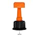 50Pcs Tile Positioning Leveler T Shape Tile Leveling Spacers Wedges Tile Flooring Wall Leveling Locator System,T-lock-Pliers-Tool-Tile-Leveling-System