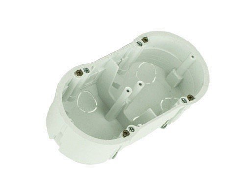3555 2-Way Cavity Wall Socket Switch Box Junction Box Drywall 60 mm