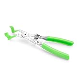 OEMTOOLS 25542 Spark Plug Pliers | Remove Spark Plug Boots & Wires with These Insulated Spark Plug Boot Pliers | 45 Degree Offset Jaw for Easy Gripping | Comfortable Vinyl Grips | Green