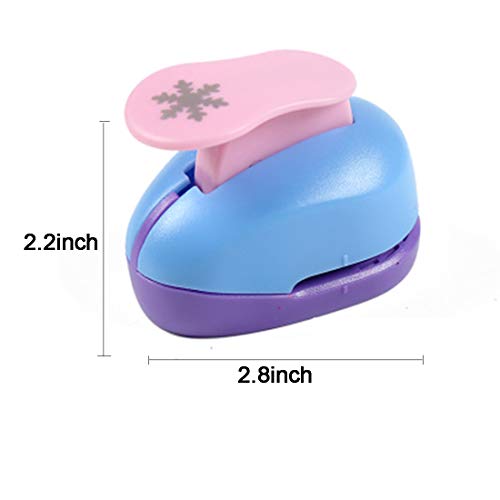 Christmas Paper Puncher Scrapbook Hole Paper Punchers Embossing Scrapbooking Crafts Paper Cutting DIY Card DIY Craft Shaper Puncher Set for Kids Pack of 3,Tree,Angle,Snowflake