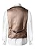 Hanayome Men's 2017 Top Designed Casual Formal Suit Vest Slim Fit Dress Waistcoat,Light Brown,XL(US Tag Chest 48 Waist 42)