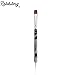 Rolabling 2-Way French Tip Brush Kolinsky Sable Gel Nail Brush for French Tip with Dotting Tool Manicure Design Nail Art Tool Suitable for Nail Drawing and DIY at Home (C00025)