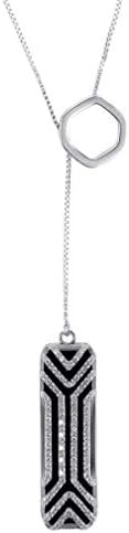 Noopvan Fitbit Flex 2 Wearable Accessory Diamond Jewelry Series-Replacement Elegant Necklace Pendant for Fitbit Flex 2 (Silver)