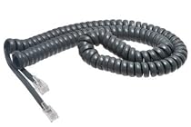 Cisco Handset Gray Curly Cord 12 Ft Uncoiled / 2 ft Coiled (10 PACK)