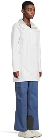 Damen W Aden Long Jacket, Weiß, L EU