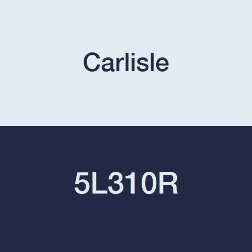Carlisle5L310R Durapower II Raw Edge FHP Light Duty V-Belt, 5L Section, Rubber, 0.625" Top Width, 0.344" Thickness, 31" Length