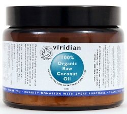Viridian 100% Organic Virgin Raw Coconut Oil - 500G