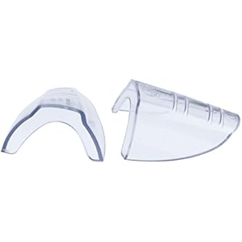 H.L. Bouton Slip-On Sideshields for safety glasses, Clear Flexible, One pair, 99705