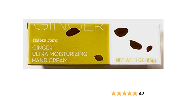 trader joe's ginger ultra moisturizing hand cream