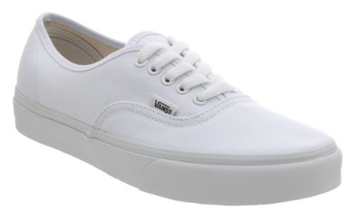 Vans Classic Authentic Skate Shoe True White, US Men's 10.5 D(M) / US Women's 12 B(M)