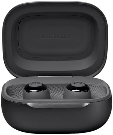 Live Buds 3 Auriculares inalambricos de botón,True Wireless con cancelación de ruido adaptable, hasta 40 horas de reproducción, Bluetooth, audio de alta resolución, negro