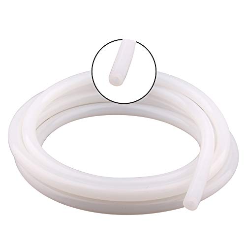 Silicone Tubing - 1/2"ID 5/8" OD Food Grade Flexible Thick for Homebrewing Pump Transfer 3 Meters(10ft) Length