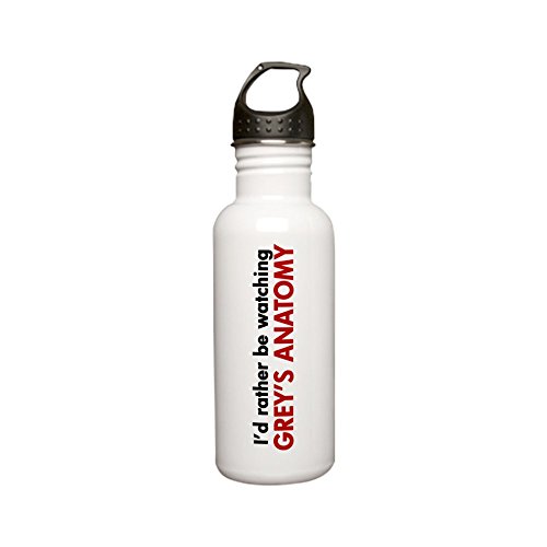 CafePress - Grey's Anatomy Fan Stainless Water Bottle 0.6L - Stainless Steel Water Bottle, 0.6L Sports Bottle