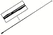 AntennaMastsRus - 21 Inch Black Antenna is Compatible with Chevrolet Silverado 1500 (2006-2025) - Spiral Wind Noise Cancellation - Spring Steel Construction