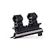 Ultimate Arms Gear Tactical SKS 7.62x39 Rifle See Through Receiver Cover Replacement Scope Mount With 2-7x32 Rifle Duplex Sniper Reticle Scope With Included 7/8