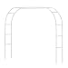 Metal Pergola Arbor,Wedding Arch 7.5 Feet Wide x 6.4 Feet High or 4.6 Feet Wide x 7.9 Feet High,Assemble Freely 2 Sizes,Lightweight Wide Wedding Garden Arbor Bridal Party Decoration White Arbor primary