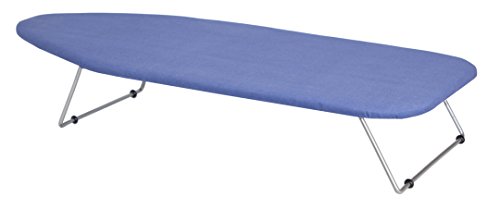 Wholesale Hotel Products Tabletop Ironing Board with Hanger, Blue Cover