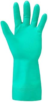 Ansell Alphatec 37-676 Nitrile Work Gloves Medium (M) Green Chemical Resistance view 3