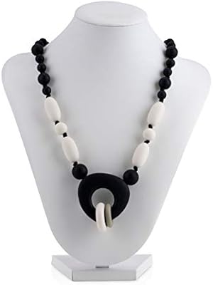 silicone bead necklace for teething