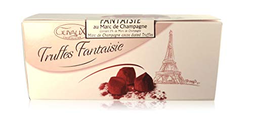 Guyaux Trüffelpralinés Truffes Fantaisie mit Marc de Champagne - 1er Pack