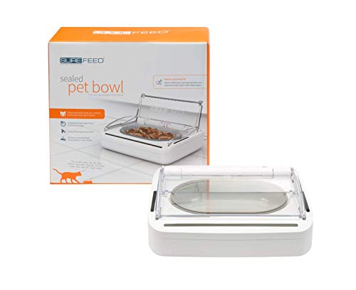 Dog Food Dispenser SureFeed Stainless Steel Pet Bowls (2-Pack