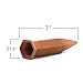 Gardening Solutions Terracotta Watering Spikes Water Plants with Automatic Bottle Irrigation System - Set of 4 Stakes