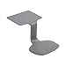 ECR4Kids The Surf Portable Lap Desk, Flexible Seating, Grey