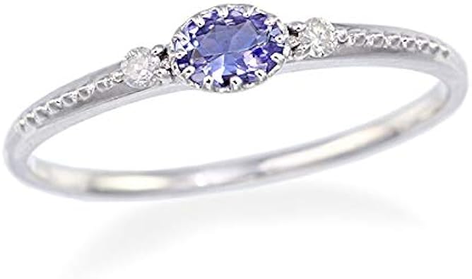 Amazon ジュエリーツツミ Jewelry Tsutsumi K10ホワイトゴールドタンザナイトリング Rfr0 11号 ピアス 通販