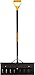 True Temper 1639300 Steel Snow Pusher with D-Grip Hardwood Handle