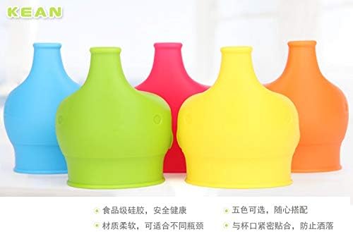 Practical Drinking Utensils Kid Toddler Baby Portable Spill-Proof Elephant Silicone Reusable Cup Cover Lid Elephant Shape Silicone Anti-Bowl Cover Child Training Suction Cup Cover Daily Use of The Hom