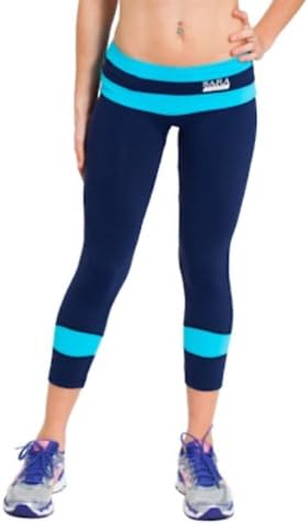 Women's Fitness Clothing, Stylish Blue Yoga Pants for Women Petite, Sara Crave