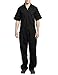 TopTie Men's Short-Sleeve Work Coverall Lightweight with Elastic Waist